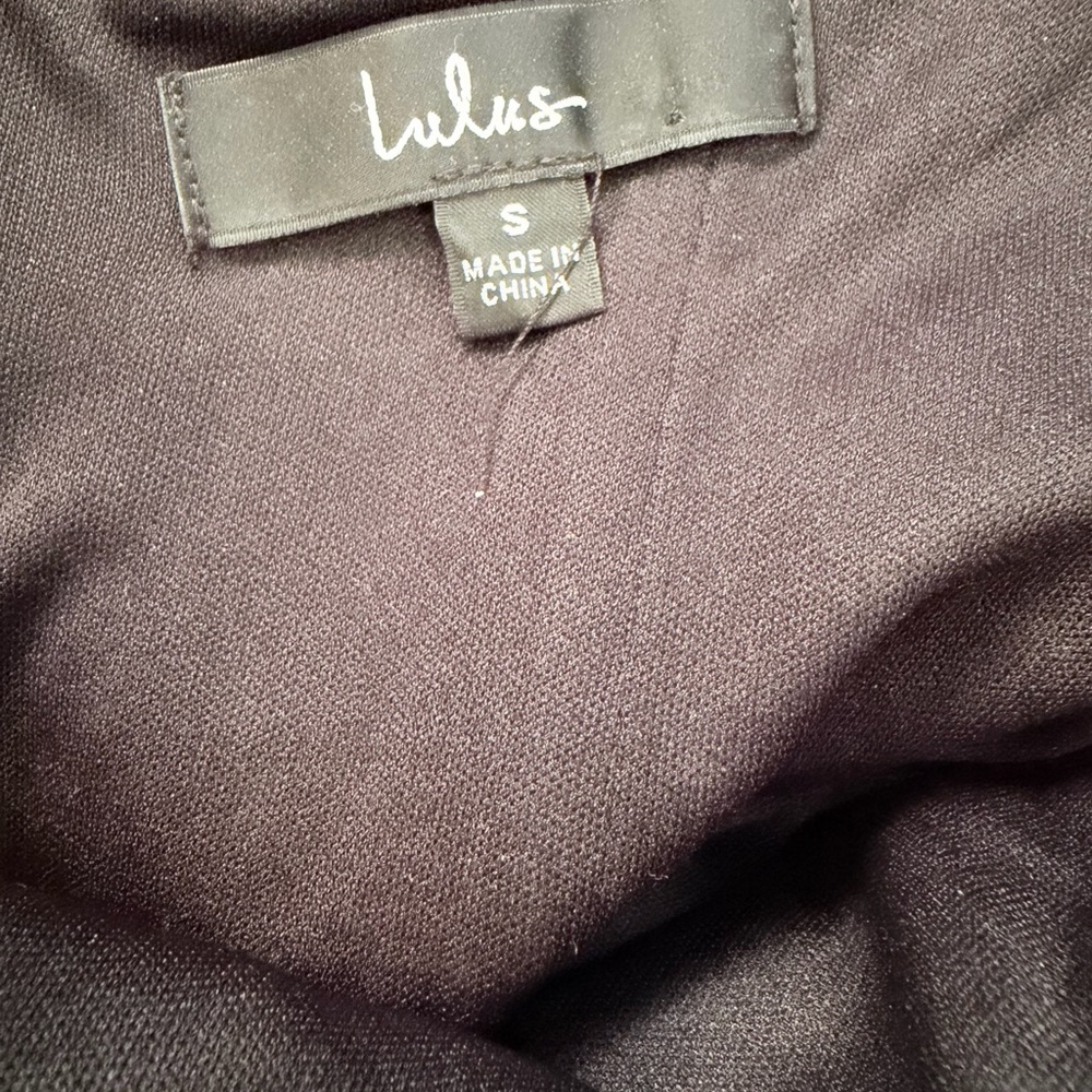 Lulu's Black Strappy Back Maxi Dress - Picture 3 of 4